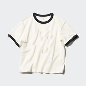 CAMISETA AIRism ALGODÓN RINGER CAMISETA CONTRAST PIPED CAMISETA - Product Image 2