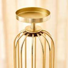 Golden Handmade Stainless Steel <b>Candle</b> Stand In Customize Size For Home Decorative <b>Candle</b> <b>Stick</b> <b>Candle</b> <b>Holder</b> - Product Image 4