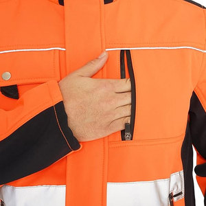 Chaqueta de trabajo barata para hombre, transpirable, con logotipo personalizado, cómoda, de alta tendencia, chaqueta de trabajo de seguridad para hombre con el mejor estilo - Product Image 6