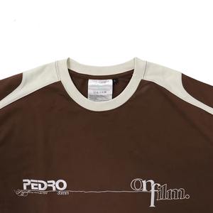 Mejor Venta de verano de calidad superior personalizado Unisex contraste de color suelto al aire libre de algodón cuello redondo verano camisas de los hombres - Product Image 6