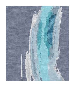 Tapis en soie de bambou fait à la main de conception tibétaine personnalisée du fabricant direct - Product Image 5