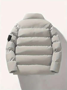 Wholesale <b>Apparel</b> and <b>Accessories</b> Customized Lightweight Breathable and Fashionwear Waterproof Bubble Puffer Jackets for Men - Product Image 2