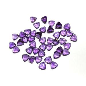 Améthyste africaine naturelle de qualité AAA 4mm 5mm billion de pierres précieuses violettes à facettes IGI certifié en vrac vente en gros de pierres précieuses en vrac - Product Image 6