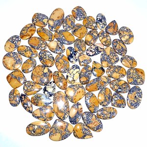 Maligano Jasper Cabochon หินควอตซ์แบบหลวมรูปร่างผสมจากธรรมชาติคุณภาพสูงสำหรับการทำเครื่องประดับ - Product Image 4