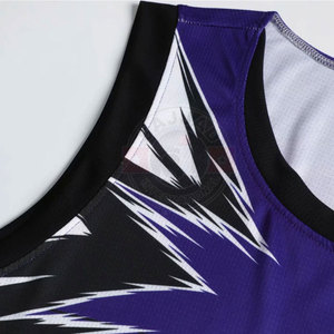 Uniforme de basket-ball pour homme, tenue d'équipe personnalisée, 100% Polyester - Product Image 6