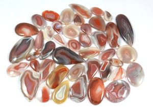 Agate du Botswana naturelle, cabochon, cristal de guérison, pierre précieuse artisanale pour la fabrication de bijoux, pierre précieuse en gros - Product Image 3