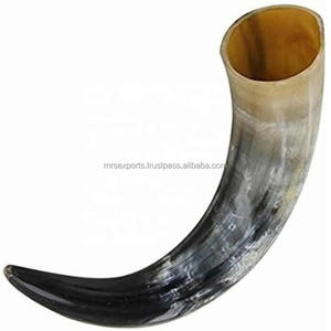 Top fabricante indio de buey natural vaca beber cuerno vikingo beber cuerno tallado antiguo vikingo beber vaca cuerno ágata - Product Image 1