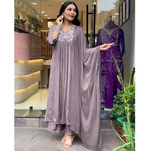 Best Quality Chinnon Kurti With Matching Dupatta for Elegant and Traditional Look Available at Reasonable Prices from India - Product Image 1