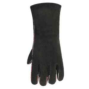 Gants de soudage en cuir haute performance Gants de sécurité robustes Grain de chèvre Vache Protection fendue Mains Gants de soudage en cuir - Product Image 2