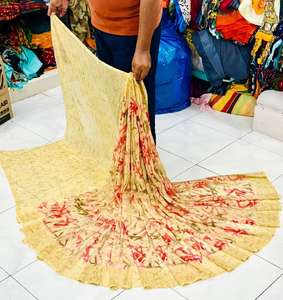 Hot Selling Sudanese thoub Multicolor chiffon <b>fabric</b> Polyester chiffon <b>Fabric</b> Wholesale Manufacturer - Product Image 2