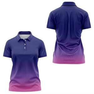 Polo de Mujer de Marca Privada, Polo de Mujer Holgado y Cómodo, 100% Algodón, Polo de Mujer con Logotipo - Product Image 1