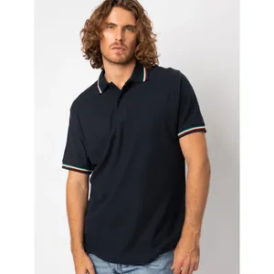 Camiseta Polo Tricolor Personalizada de Italia, Producto Promocional - Product Image 1