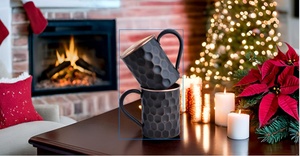 Mug à Moscow Mule en cuivre Divris, finition martelée artisanale, poignée soudée, design vintage, grande capacité, usage domestique, Ontario - Product Image 4