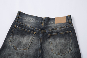 Pantalones vaqueros holgados personalizados para hombre con lavado ácido, diseño transpirable, fabricación de ropa, pantalones vaqueros de temporada de invierno a buen precio - Product Image 4