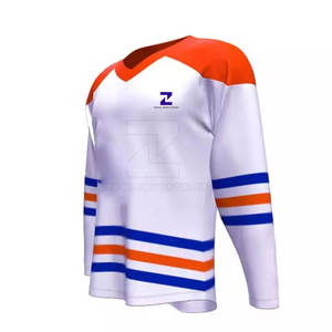Vente en gros de maillots de hockey sur glace pour hommes de grande taille-Marque privée Respirant Écologique Séchage rapide Couleurs personnalisées Logo de haute qualité - Product Image 3