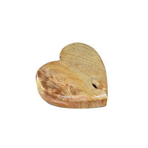 Urnes de crémation en bois personnalisées, en forme de cœur en bois de rose artisanal pour cendres d'animaux de compagnie - Product Image 1
