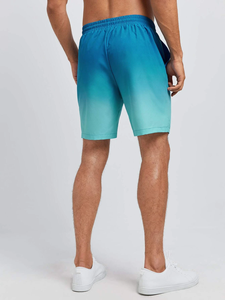 Shorts de bain pour hommes personnalisés avec logo, 18 couleurs unies, shorts d'été pour hommes, shorts de plage, maillots de bain, entrejambe de 5 pouces, shorts de plage pour hommes - Product Image 5