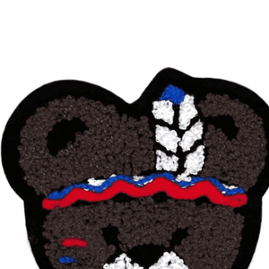 2025 New Arrival Iron-on Towel Chenille Parches Supplier Custom Design Large Logo Letters Chenille Embroidery Patches for <b>Jacket</b> - Product Image 5