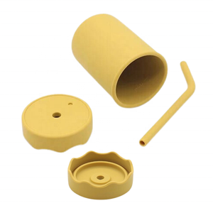 ถ้วยซิลิโคนหัดเดินพร้อมฝาหลอด - Product Image 6