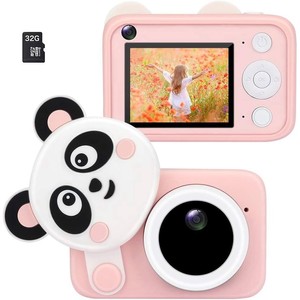 Fotocamera digitale ricaricabile 16MP per bambini con 2.4 Video 1080p \ "e Mini stile scheda 32GB per bambini - Product Image 3