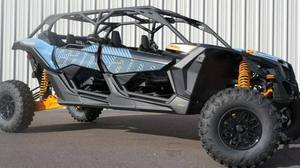 NUEVO DISEÑO 2026 Can-Am Maverick X3 Max RS Turbo RR Azul Escandinavo y Naranja C UTV PARA ADULTOS - Product Image 3
