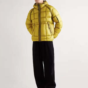 Veste matelassée coupe-vent pour homme sur mesure, veste d'hiver à col montant, fermeture éclair, logo sur le devant, chauffante, style urbain - Product Image 6