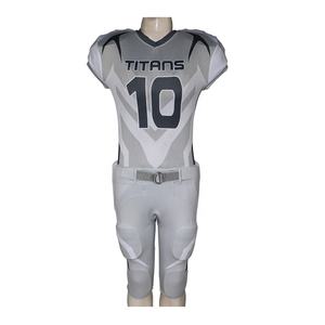 ชุดยูนิฟอร์มอเมริกันฟุตบอลแขนสั้นพิมพ์ลายแบบซับลิเมชั่นสั่งทำได้ คุณภาพดีที่สุด MOQ ต่ำ - Product Image 3