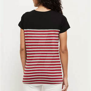 ยอดนิยมราคาขายส่งผู้หญิงเสื้อยืดที่กําหนดเองขนาดใหญ่แขนสั้นผู้หญิงเสื้อยืด - Product Image 3