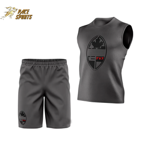 Venta al por mayor personalizado 100% poliéster sublimación 7 V 7 uniforme de fútbol americano ajuste regular juvenil 7 en 7 conjuntos de uniformes de fútbol - Product Image 1