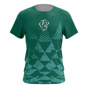 T-shirt de sublimation pour homme, logo personnalisé, imprimé intégral, tissu respirant, style sportif, t-shirt de sublimation pour homme avec votre propre logo - Product Image 3