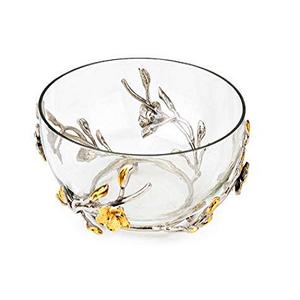 Trending Design Brass <b>Gold</b> <b>Color</b> Decorative Glass Bowl With Greatest Quality Large Size Brass <b>Food</b> Bowl - Product Image 5