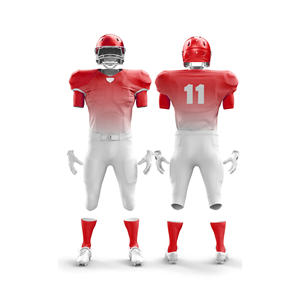 Respirant séchage rapide court été Sublimation impression conception pour personnalisé OEM 2025 sur mesure grande taille uniforme de Football américain - Product Image 4