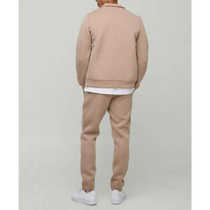 Conjunto Deportivo de Invierno para Hombre, Chaqueta con Capucha y Cierre de Cremallera, Pantalones Deportivos, Diseños Sólidos y Estampados, Ropa Deportiva Informal de Alta Calidad - Product Image 2