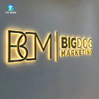 Letras de Canal con Retroiluminación LED de Alta Calidad para Uso Comercial Seguro en Exteriores, Letrero Luminoso con Nombre de Empresa para Fachada de Tienda
