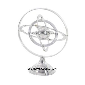 Forme ronde en métal aluminium artisanal créatif ornement de sculpture polonais brillant Design abstrait à la maison - Product Image 1