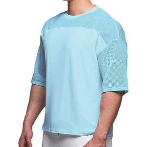 Camiseta de Corte Holgado para Hombre con Bolsillo, Cuello Redondo de Algodón Suave, Etiqueta Privada, Lista para OEM/ODM, Fábrica de Ropa - Product Image 4