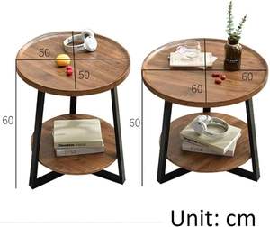Table en métal pour restaurant, café, bureau, avec corps en acier de qualité supérieure et finition mate durable - Product Image 2