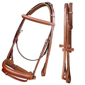 Bride en cuir de cheval haut de gamme de meilleure qualité à un prix économique pour les produits équestres haut de gamme - Product Image 2