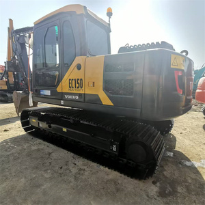 Excavatrice sur chenilles hydraulique Volvo EC150 d'occasion <span class=keywords><strong>15T</strong></span>, machine de terrassement en bon état, équipement de terrassement, vente chaude - Product Image 2