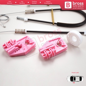 Kit de Reparación de Elevalunas Delantero Izquierdo BWR5044 para Superb MK2 B6 3T 3T4 3T5 2008-2015 5 Puertas 3T0837401 - Product Image 6