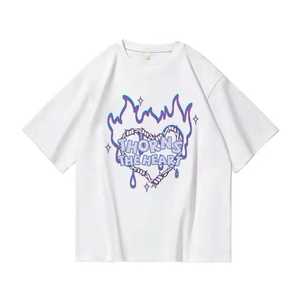 Marque personnalisée de haute qualité 100% coton pour hommes avec votre logo DTG sérigraphie T-shirt oversize - Product Image 6