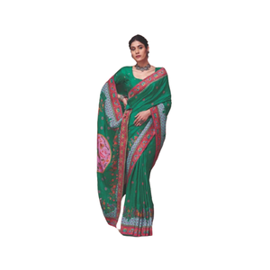 Vêtements ethniques indiens Vêtements de mariage et de festival Saree en soie Dola en viscose pure avec chemisier - Product Image 1