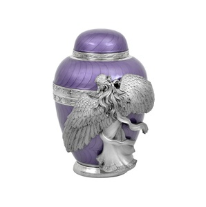 Nouveau design d'urne de crémation en laiton pour adultes urne de cendres commémoratives classique finie brun doré à vendre - Product Image 5