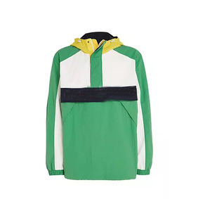 เสื้อแจ็คเก็ตกันลมกันน้ำคุณภาพสูง OEM สำหรับผู้ชายไซส์ใหญ่ สไตล์ไฮสตรีท  รับผลิตตามสีและดีไซน์ที่กำหนด ขายส่ง - Product Image 5