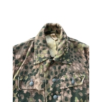 Veste d'uniforme allemand Heer de style vintage de la Seconde Guerre mondiale, motif camouflage à pois, respirante, en acrylique, reproduction de haute qualité pour uniforme
