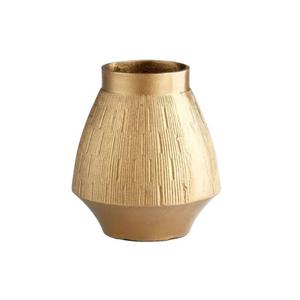 Vaisselle moderne en métal nickelé Vase à fleurs au design élégant pour la décoration de la maison Vases à fleurs en métal poli brillant - Product Image 4