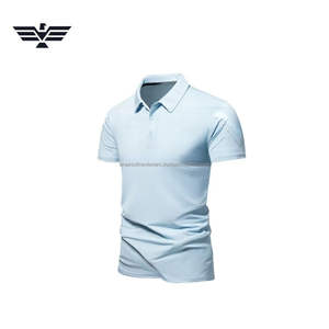 Chemise de performance pour homme, couleur unie personnalisable |   T-shirt de sport à manches courtes avec poche, idéal pour le golf |   Formal Anti-Wrinkle Coton/Polyester - Product Image 3