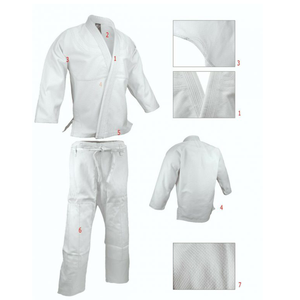 Meilleure vente conception personnalisée Jiu Jitsu Kimono enfants karaté uniforme-enfants porter pour Judo BJJ Gi costumes Taekwondo avec Jiu brésilien - Product Image 4