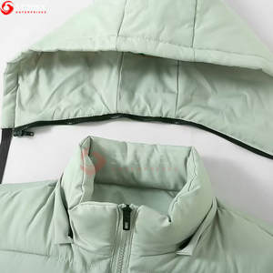 Chaleco Acolchado Ligero Impermeable con Capucha para Hombre, Cálido, Transpirable, Sin Mangas, Talla Grande, para Invierno - Product Image 4