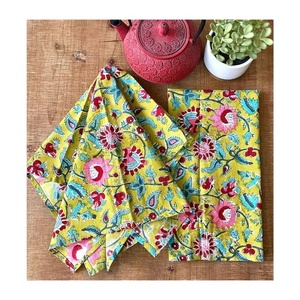 Navy Blue Birdy Tree Printed 34*34cm Cotton Dishcloth Towel Ultra Soft Absorbent Hand Wash Cloth Household Kitchen Cleaning <b>Tool</b> - Product Image 4